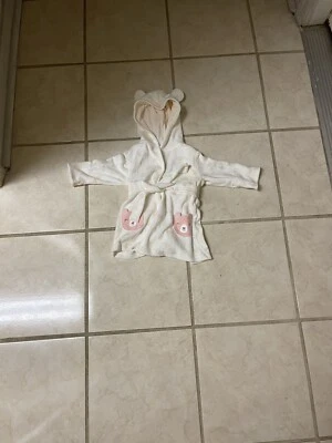 Bata de baño Just One You Made by Carter's Baby Animal gris 0-9M Foto 1 de 4