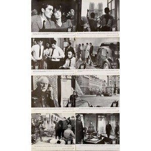 IS PARIS BURNING Lobby Cards x8 - Set B - 10x12 in. - 1966 - René Clément, Jean-