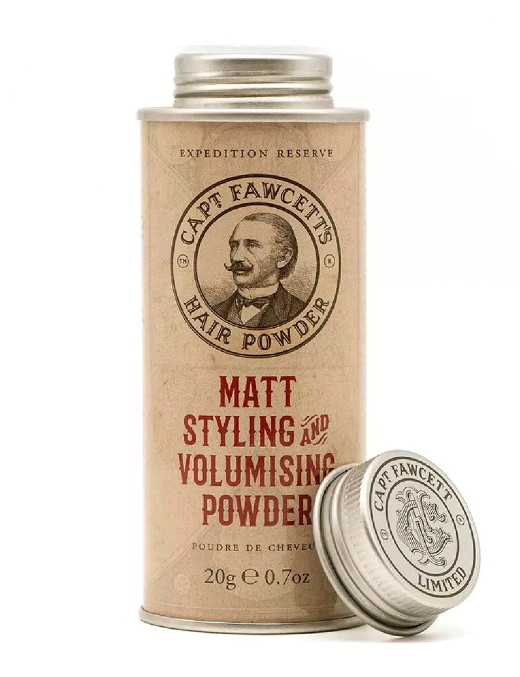 Captain Fawcett Hair Powder - Mens Hair Styling Texture Powder 20g