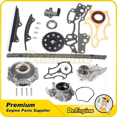 Timing Chain Kit Oil Water Pump Fan Clutch Fit 85-95 Toyota 4Runner Pickup 2.4L - Изображение 1 из 4