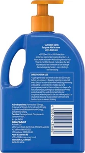 NIVEA SUN Protect & Moisture, Moisture Lock Sunscreen Lotion SPF 50+ 1L - Picture 1 of 7