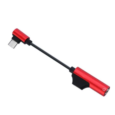 2 in 1 USB C Type-C to 3.5mm Jack AUX Earphone Audio Charger Converter Adapt * - Image 1 of 4