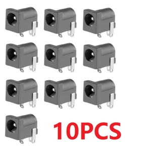 10pcs DC Power Jack Socket 2.1mm Barrel-Type PCB Mount New - Picture 1 of 2
