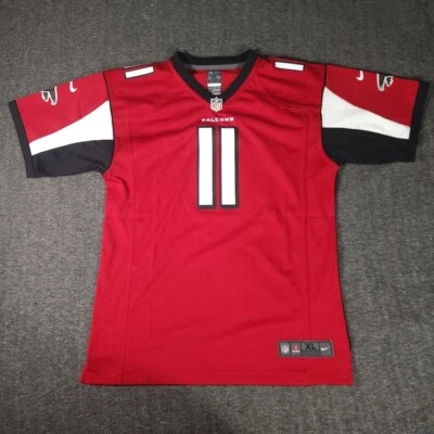 Camiseta de fútbol americano juvenil XL (18/20) Nike NFL Atlanta Falcons Julio Jones roja negra Foto 1 de 4