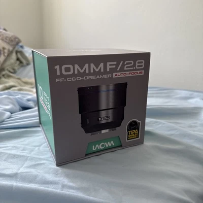 Lente de enfoque automático Venus Optics Laowa 10 mm f/2,8 Zero-D FF (Sony E) SOLO EN CAJA Foto 1 de 4