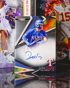 2022 Bowman's Best Best of 22 #B22-DH Dustin Harris Autograph - Bild 1 von 2
