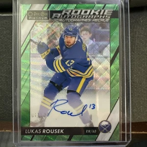 24-25 O-Pee-Chee Platinum Marquee RC Lukas Rousek #R-LR Emerald Surge Auto /10 - Picture 1 of 2