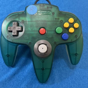 Mando Oficial Nintendo 64 OEM N64 Color Verde Transparente Stick 9/10 Probado - Imagen 1 de 13