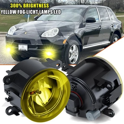 Fit For Porsche Cayenne 2005-2018 Pair Front Bumper Fog Light Lamps Left&Right - Изображение 1 из 4