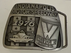 1976 Indianapolis 500 Belt Buckle Limited Edition 100 of 500 Pewter Rutherford - Picture 1 of 4