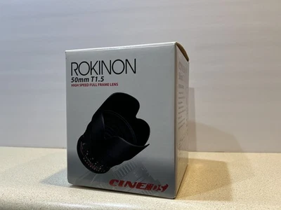 Rokinon Cine 50 mm T1.5 AS IF UMC Full Frame Cine Wide Angle Lens - Image 1 of 4