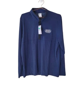 New NIKE XL Dri-Fit Victory 1/2 Zip Golf Pullover Pumpkin Ridge Golf For Joy Men - Picture 1 of 15