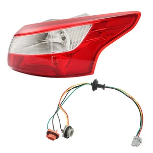 Silscvtt Right Side Tail Light For Ford Focus Sedan 2012-2014 Halogen Rear Outer - Picture 1 of 10