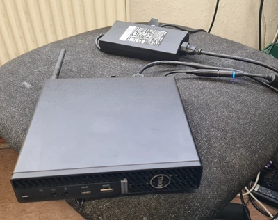 Dell OptiPlex 7080 Micro i7-10700T 32GB RAM 512GB NVMe Micro Mini WIFI MFF PC - Image 1 of 4