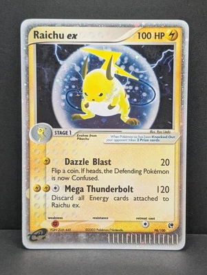 Raichu ex 98/100 Sandstorm Holo Rare Pokemon TCG Nintendo Pikachu LP - Image 1 of 4
