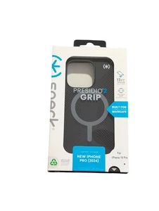 E6. Speck Presidio2 Grip Series Case For Apple iPhone 16 Pro - Black - Picture 1 of 1