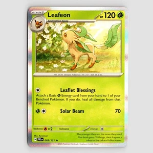 Leafeon (Holo) - PRE 005/131 - R NM / Mint SV: Prismatic Evolutions Single - Picture 1 of 2