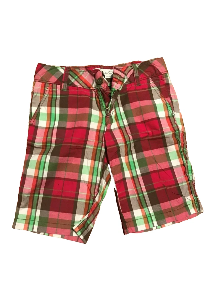 Pantalones cortos Aeropostale a cuadros, talla 1/2 Juniors Foto 1 de 1