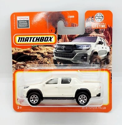 Toyota Hilux 2023 Matchbox 2018 tarjeta corta camioneta de juguete nueva en equipamiento  Foto 1 de 4