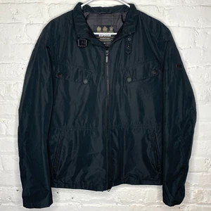 Barbour International Black Atrous Jacket Mens Size Medium Waterproof Breathable - Picture 1 of 4