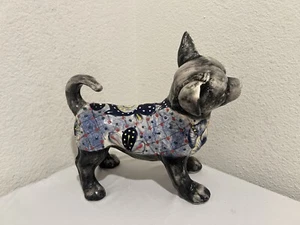 Vintage Chihuahua Hand Painted Ceramic Mexican Pottery - Picture 1 of 24