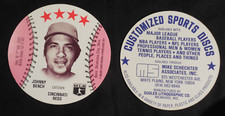1977 MSA RARE var Customized sport card / disc Johnny Bench Cincinnati Reds HOF