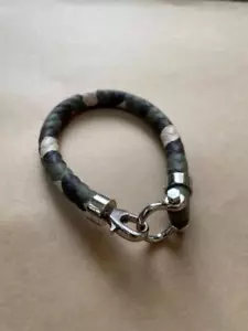 Bracciale OMEGA Aqua Sailing modello mimetico donna misura M gomma senza scatola usato - Foto 1 di 8