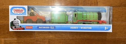Thomas and Friends Trackmaster Henry and Winston Motorized Engine Train New Cover