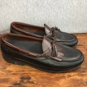 Allen Edmonds Nashua Herren Größe 11,5 3E Weite Slipper Halbschuhe Schuhe Braun Leder - Bild 1 von 10