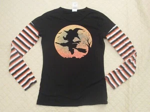 Disney Jerry Leigh Juniors T-Shirt Long Sleeve Minnie Mouse Halloween - M (7/9) - Imagen 1 de 6