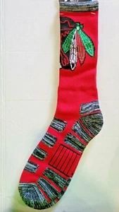 NHL Chicago Blackhawks Men's Socks, New (K301 - Lot of 2 Pair) - Picture 1 of 1