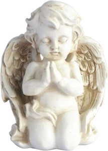 Vintage Kneeling Praying Cherub Statue Angel Figurine Indoor Outdoor...  - Picture 1 of 7