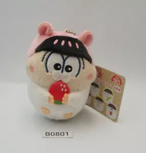 Osomatsu san B0801 Hámster Todomatsu Peluche 3" Llavero Mascota Juguete Muñeca Japón - Imagen 1 de 8