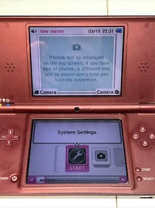 Nintendo DSi XL Burgundy Handheld Console Only - Working- Doesn’t Read Game - Picture 1 of 8