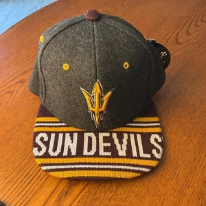 Arizona St. Sun Devils NCAA Snapback Zephyr 100% lana - nuevo con etiquetas - Imagen 1 de 4