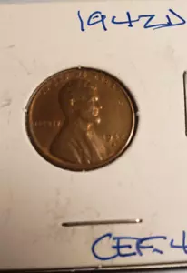 1942 D LINCOLN WEIZEN PFENNIG AUSWAHL SEHR SCHÖNE ERHALTUNG - Bild 1 von 3