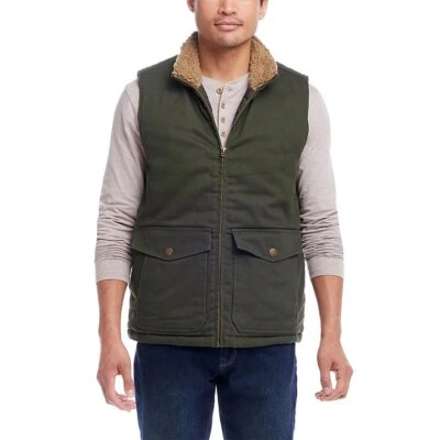 Chaleco de trabajo impermeable WP para hombre talla M verde oliva Foto 1 de 3