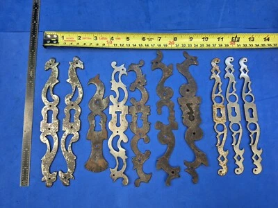 10 envolventes antiguos de cerradura de hierro Foto 1 de 4