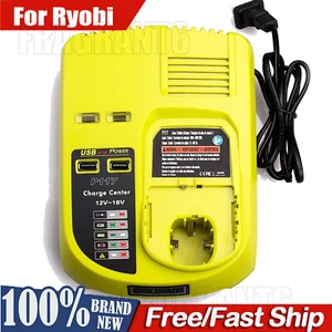 for Ryobi Battery Charger P117 for Ryobi 12V 18V ONE+ Li-Ion Ni-Cd Ni-Mh Battery - Picture 1 of 6