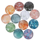  12 Pcs Round Stickers The Office Marble Fridge Magnet Earrings