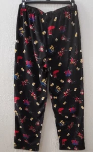 Botón pijama con estampado de elfo de lana talla mediana para hombre - Imagen 1 de 6