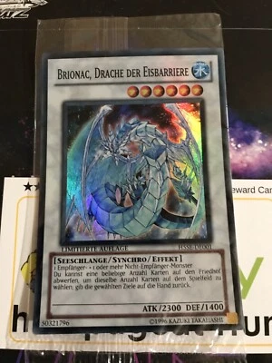 GERMAN FOIL Brionac, Dragon of the Ice Barrier 2012 NEW SEALED YUGIOH HOLO PROMO - Image 1 of 3