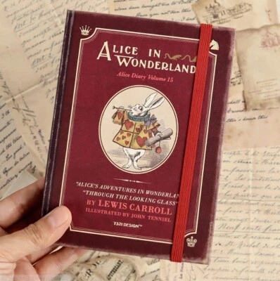 7321 Alice Pequeño Rojo Sin Fecha Planificador Programador Diario Cuaderno Coreano Foto 1 de 4