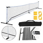 Portable Pickleball Net Set with Court Marker, Carry Bag for Driveway Backyard