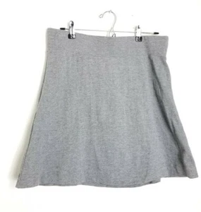 J. Jill Ponte Skirt Size Small Gray Wide Waistband Stretch - Picture 1 of 3