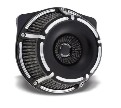 Arlen Ness Inverted Series Air Cleaner Kit - Slot Track - Black Motorcycle - Image 1 of 4