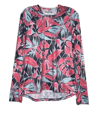 Columbia PFG Omni Tono Marea Sudadera con Capucha Mujer M Multicolor Floral Tropical UPF 50 Foto 1 de 4