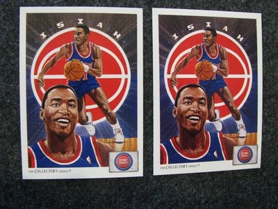 (2) 1991-92 Upper Deck Baloncesto #91 Isiah Thomas The Collector's Choice Foto 1 de 2