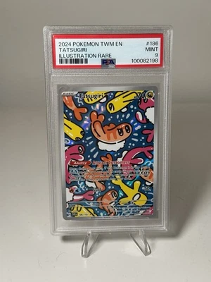 PSA 9 Tatsugiri Illustration Twilight Masquerade 186 PSA 9 - Image 1 of 2