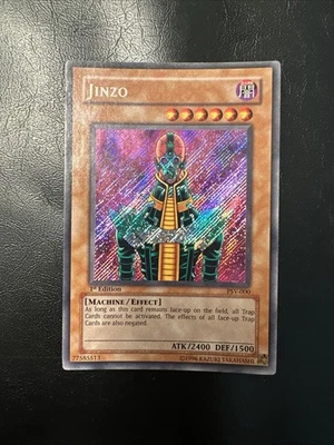 🔥1st Edition Jinzo PSV-000 Pharaoh’s Servant 2002 NM Secret Rare🔥 - Image 1 of 4